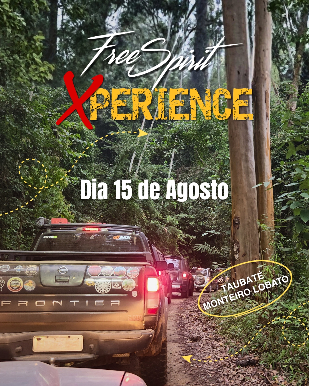 FREE SPIRIT XPERIENCE - SÁBADO, DIA 15/08/2026
